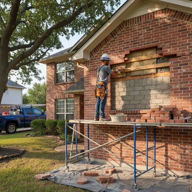 Brick Siding Installation