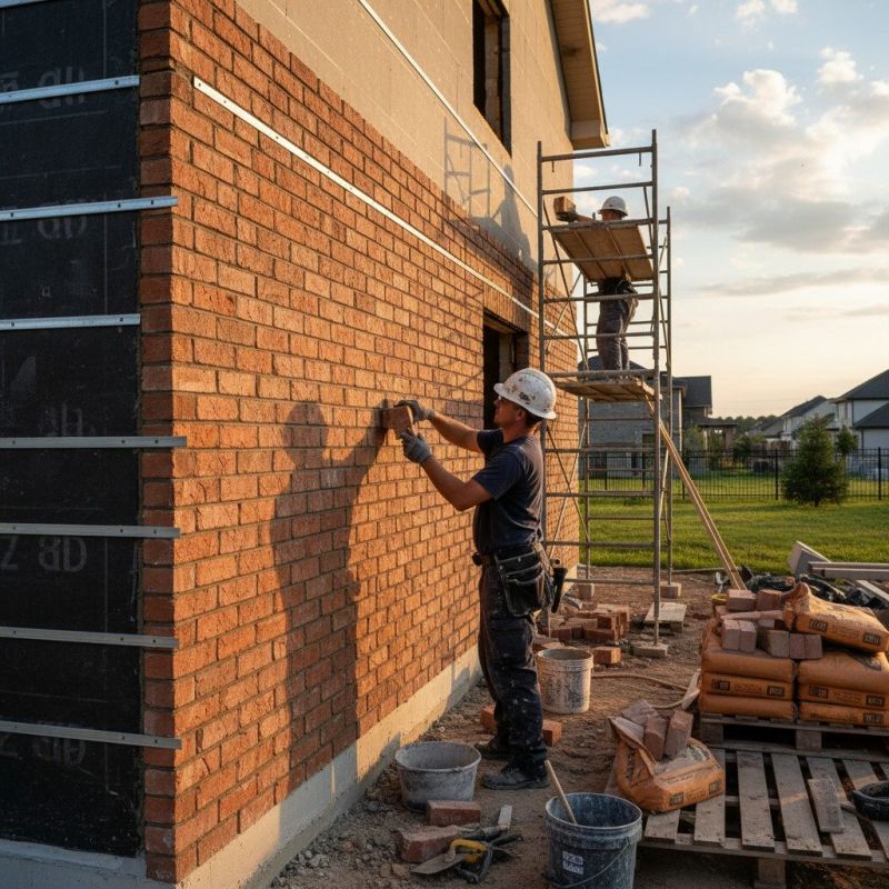 Brick Siding Installation
